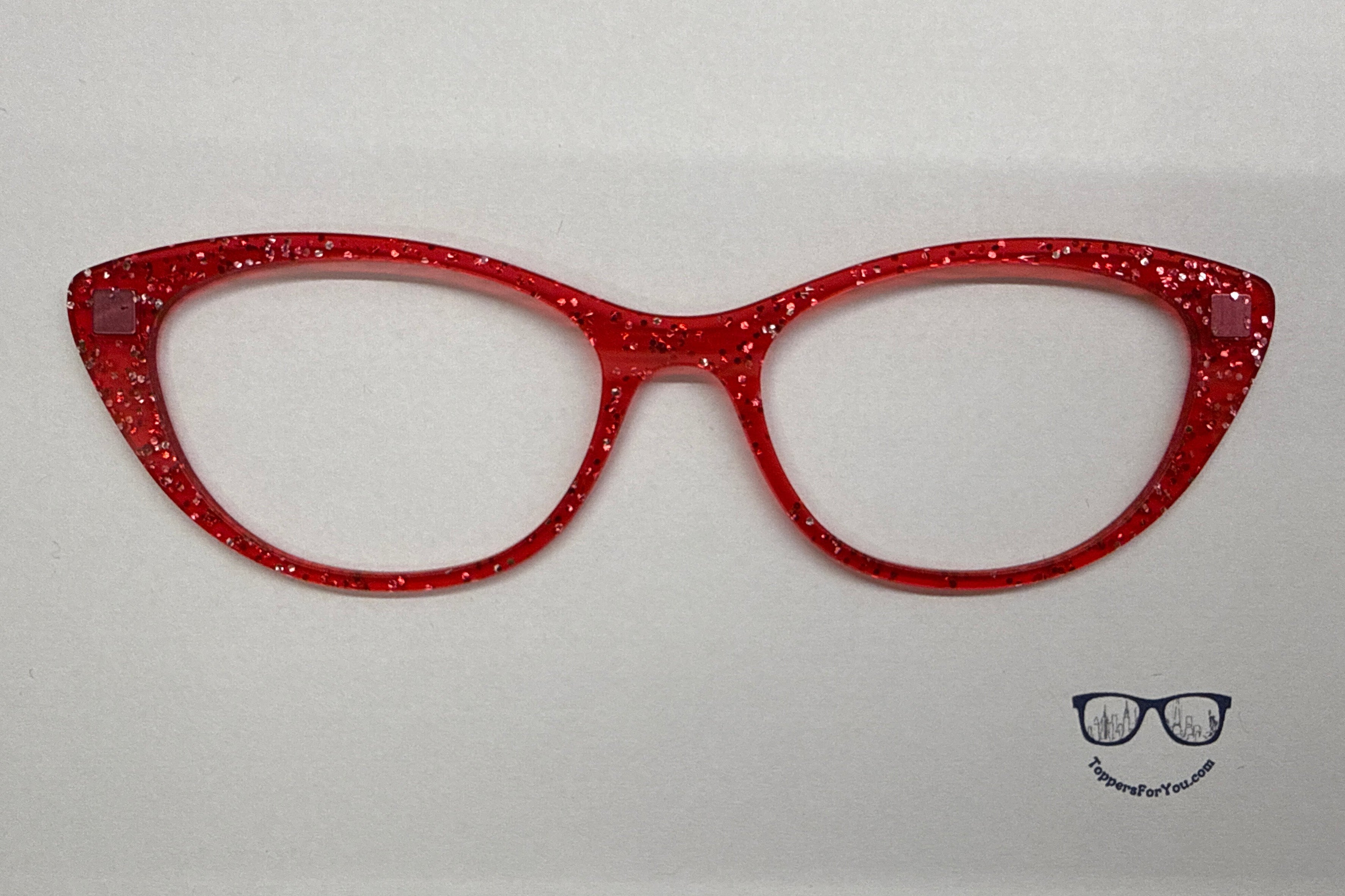 Ella Red Silver Glitter