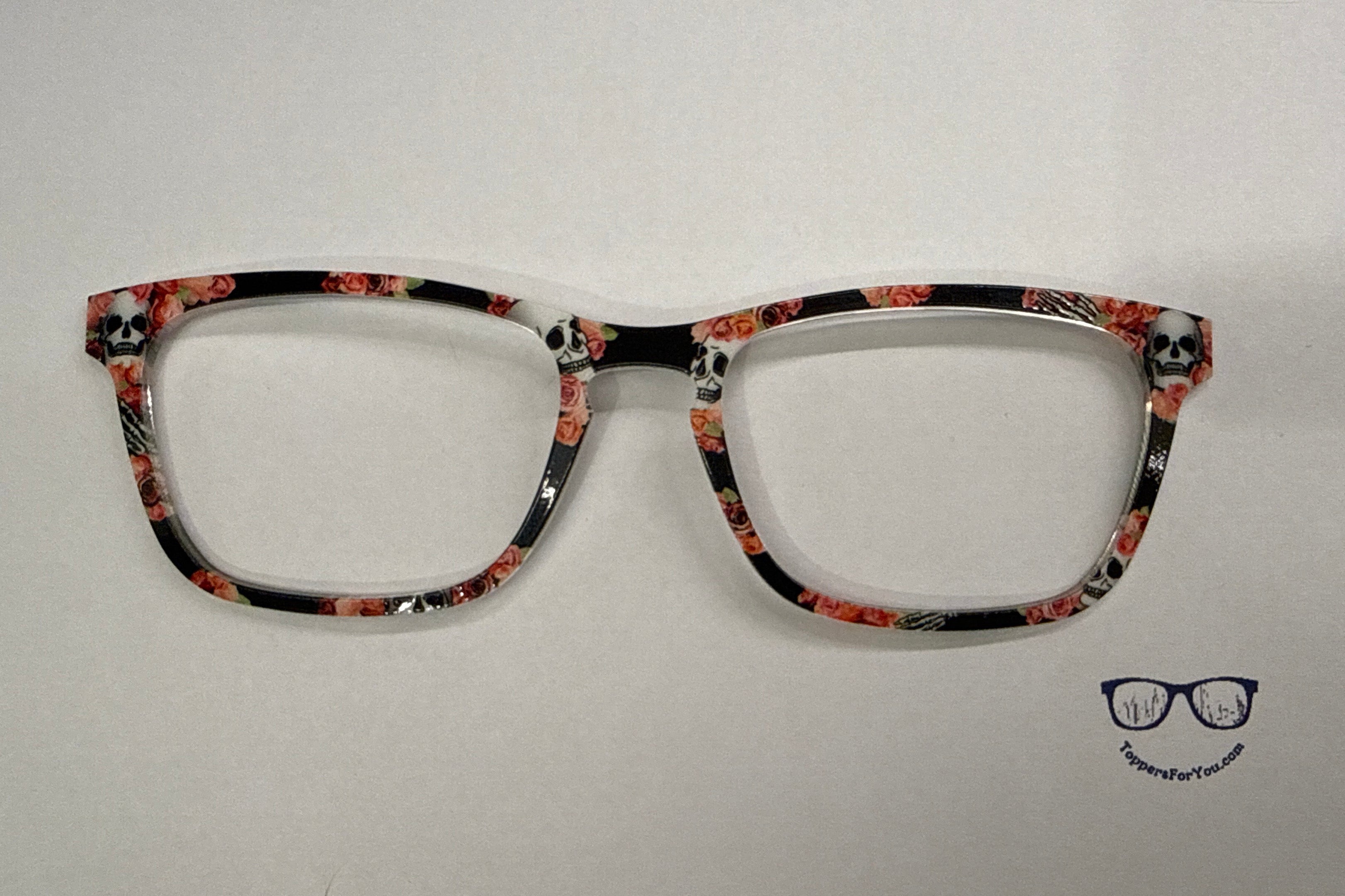 Casper Black and Pink - Roses and Skulls