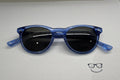Serra Frames Blue Clear Sunglasses