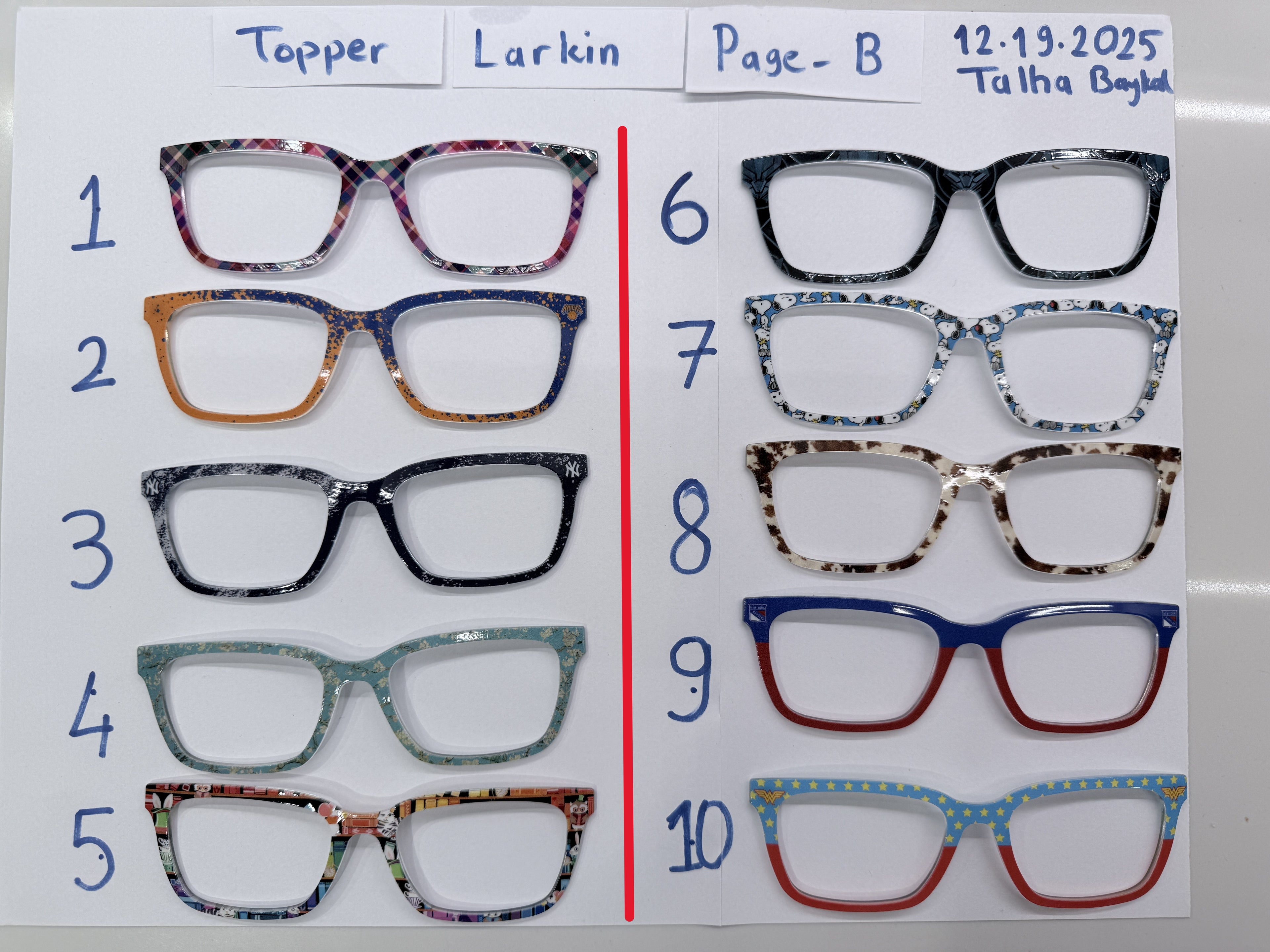 Larkin Toppers (5 pages)