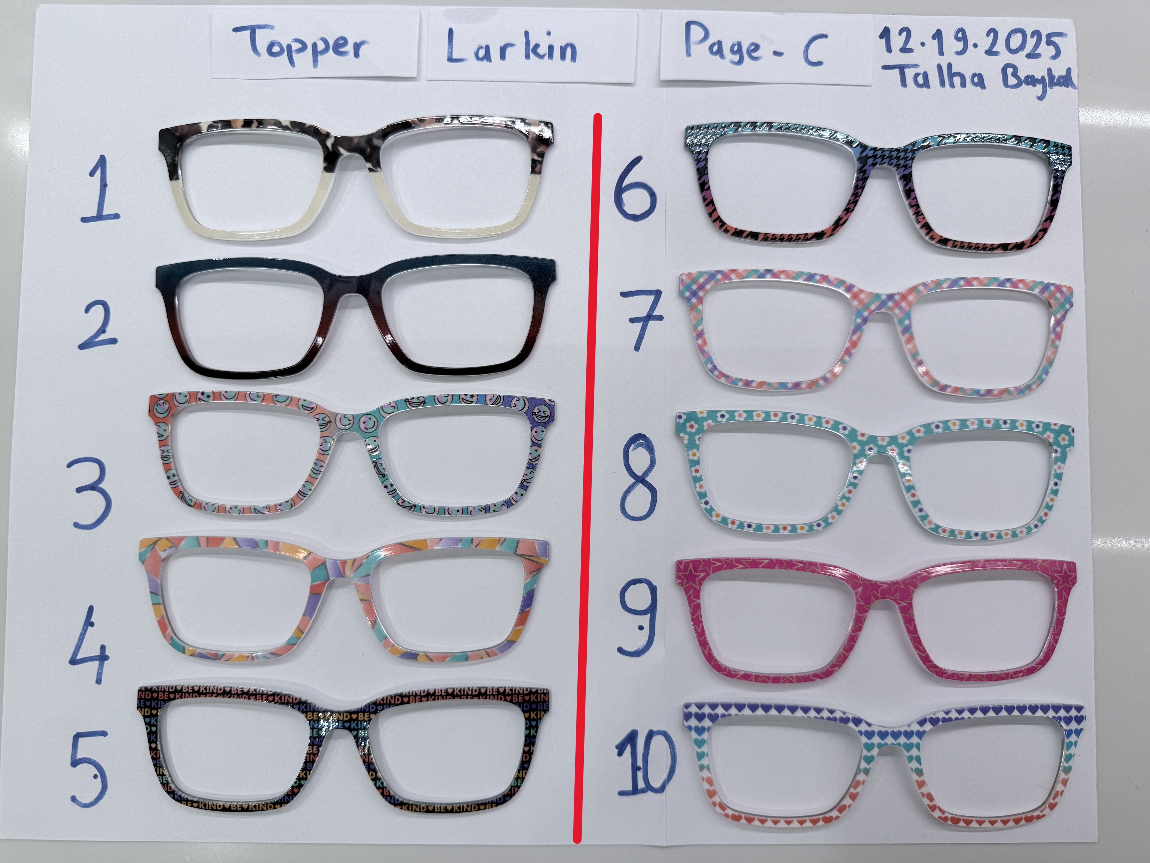 Larkin Toppers (5 pages)