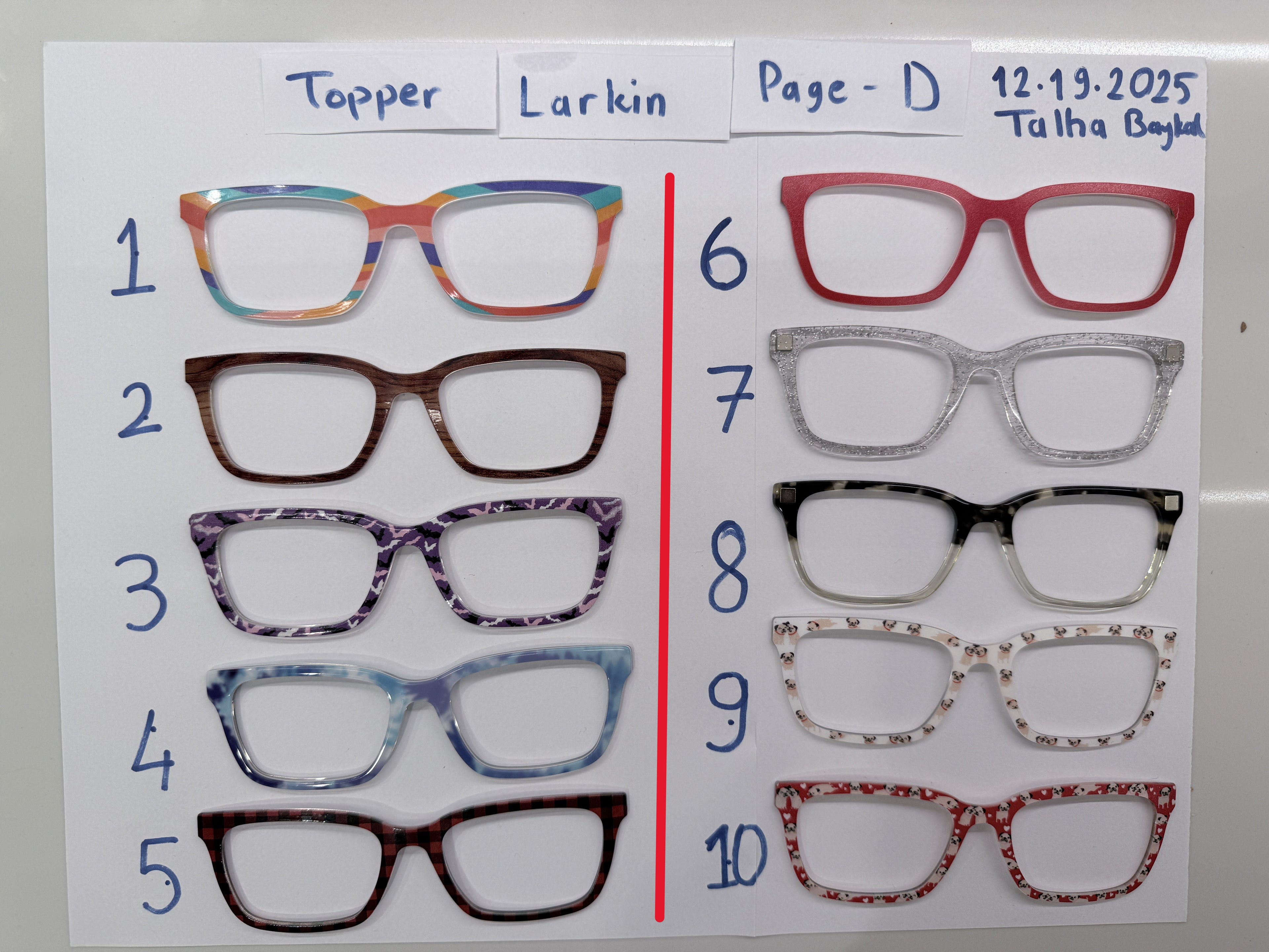Larkin Toppers (5 pages)