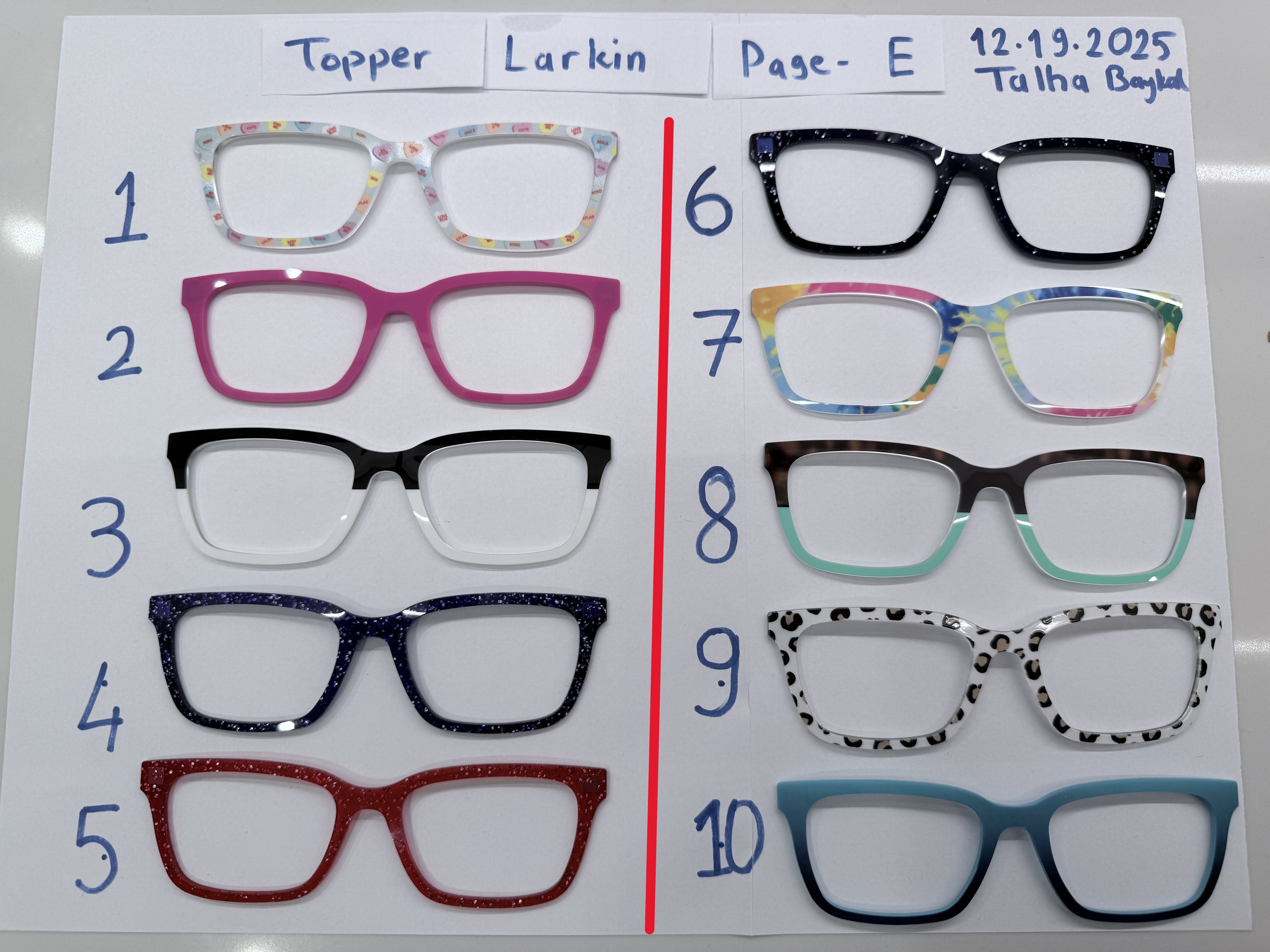 Larkin Toppers (5 pages)