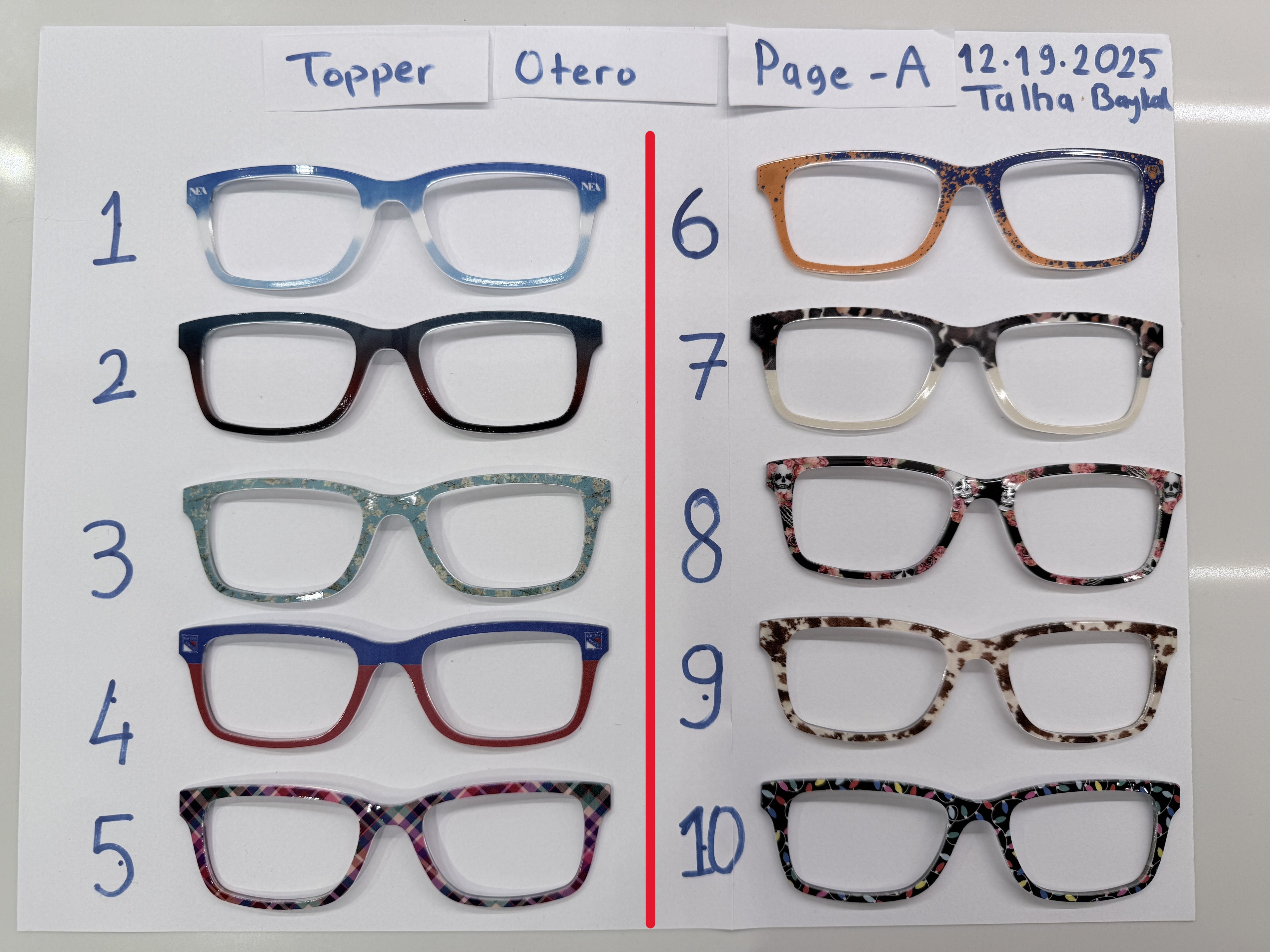 Otero Toppers (2 pages)