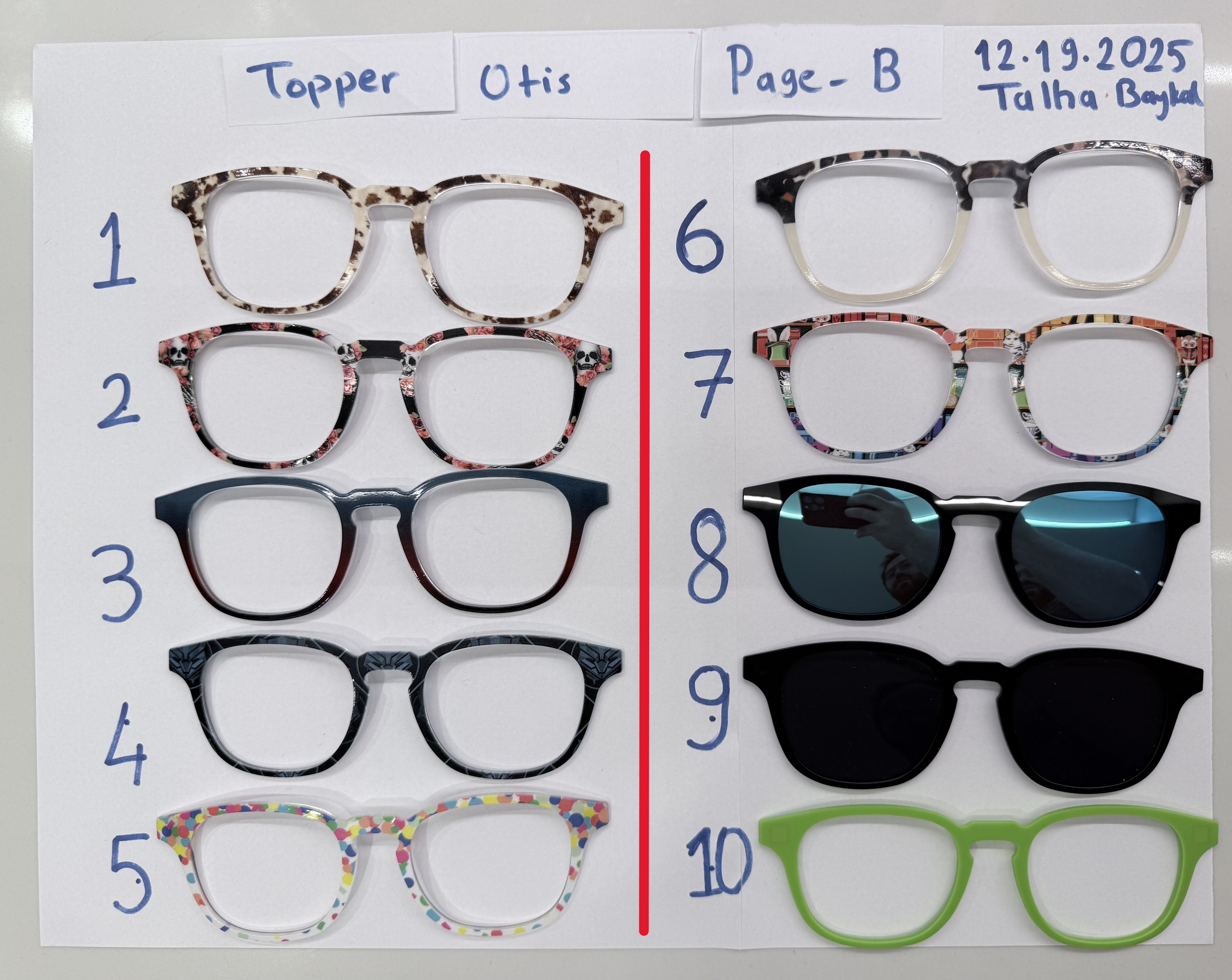 Otis Toppers (3 pages)