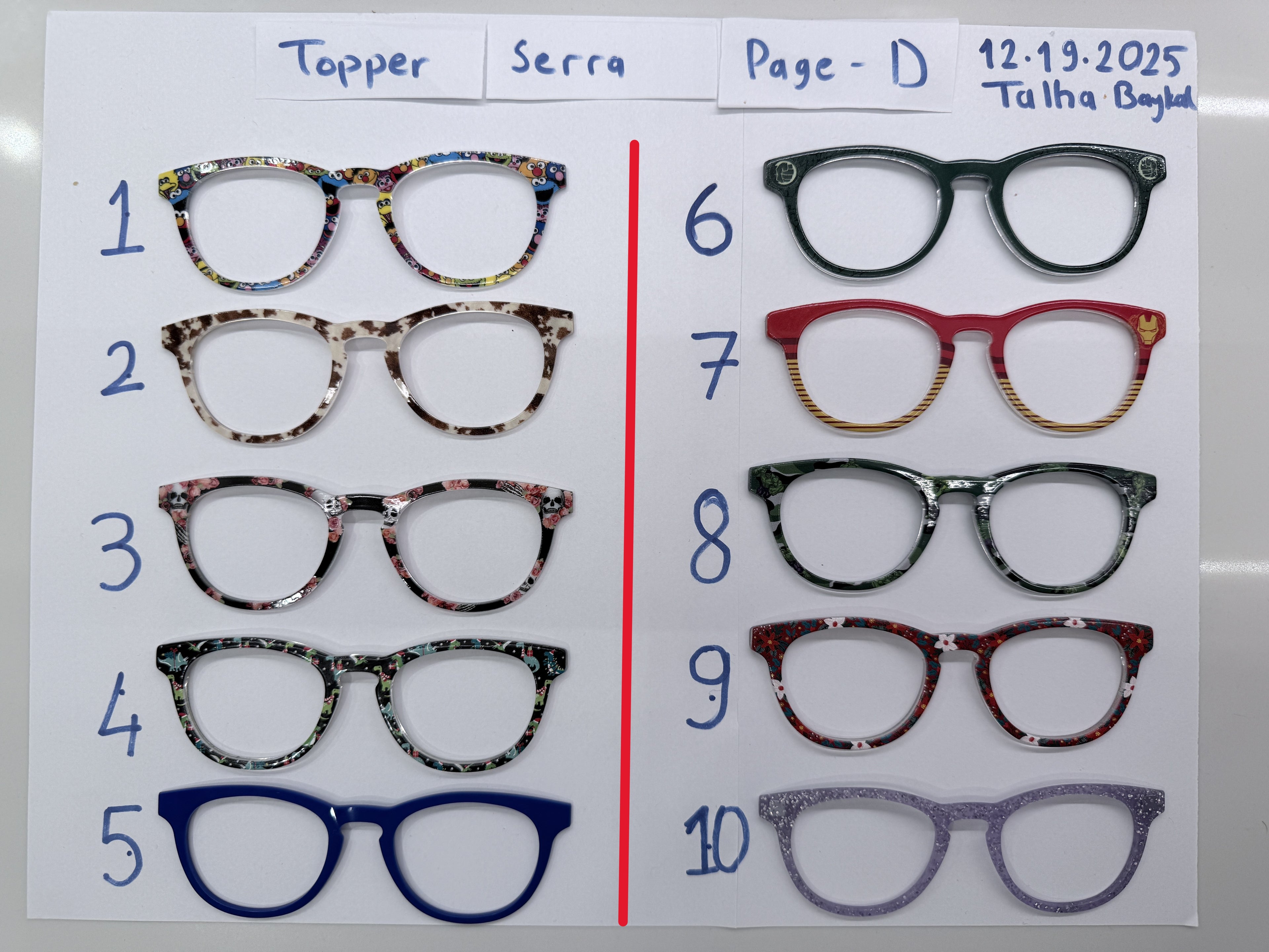 Serra Toppers (5 pages)